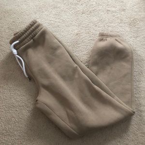 Forever21 Women’s Taupe Drawstring Joggers